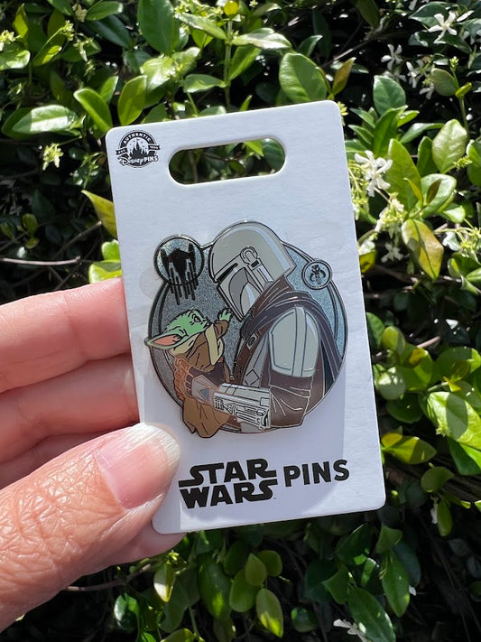 Grogu & Din Djarin The Mandalorian Star Wars Disney Pin