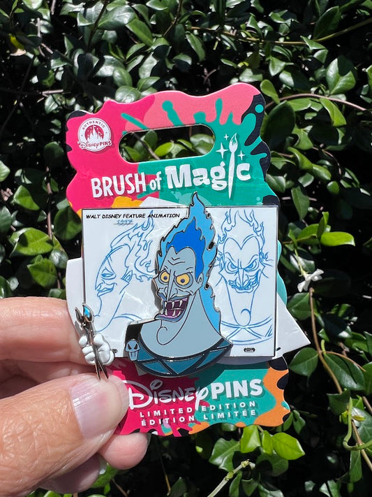 Hades Brush of Magic Limited Edition Disney Pin
