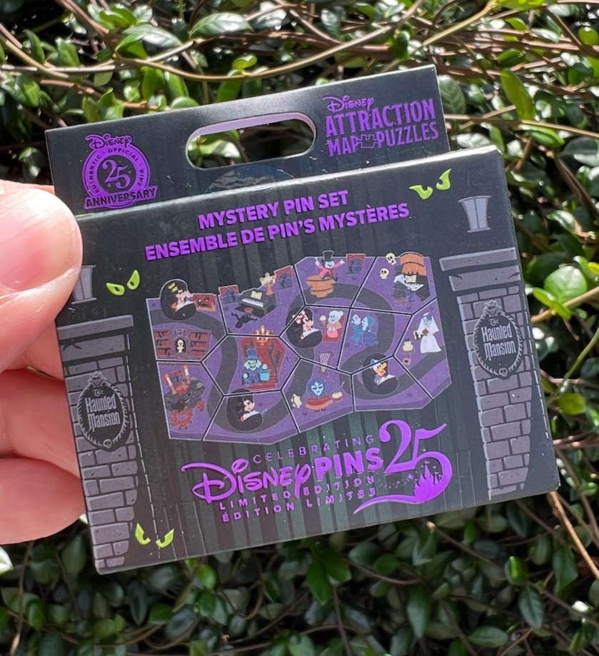 Haunted Mansion Attraction Map Puzzles Mystery Disney Pin