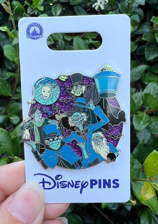 Haunted Mansion Characters Glitter Disney Pin