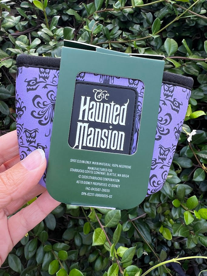 Haunted Mansion Starbucks Fabric Cup Sleeve for 16 oz Cold Cups