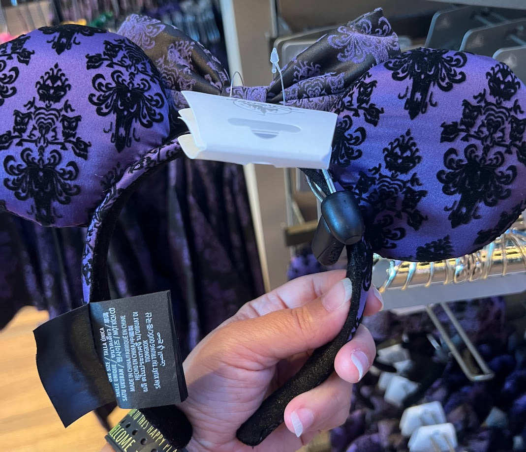 Haunted Mansion Wallpaper Minnie Mouse Ears Headband