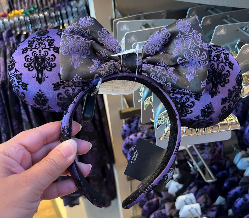 Haunted Mansion Wallpaper Minnie Mouse Ears Headband
