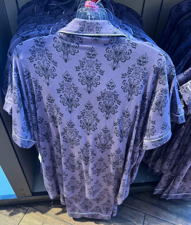 Haunted Mansion Wallpaper Women's Pajamas Set