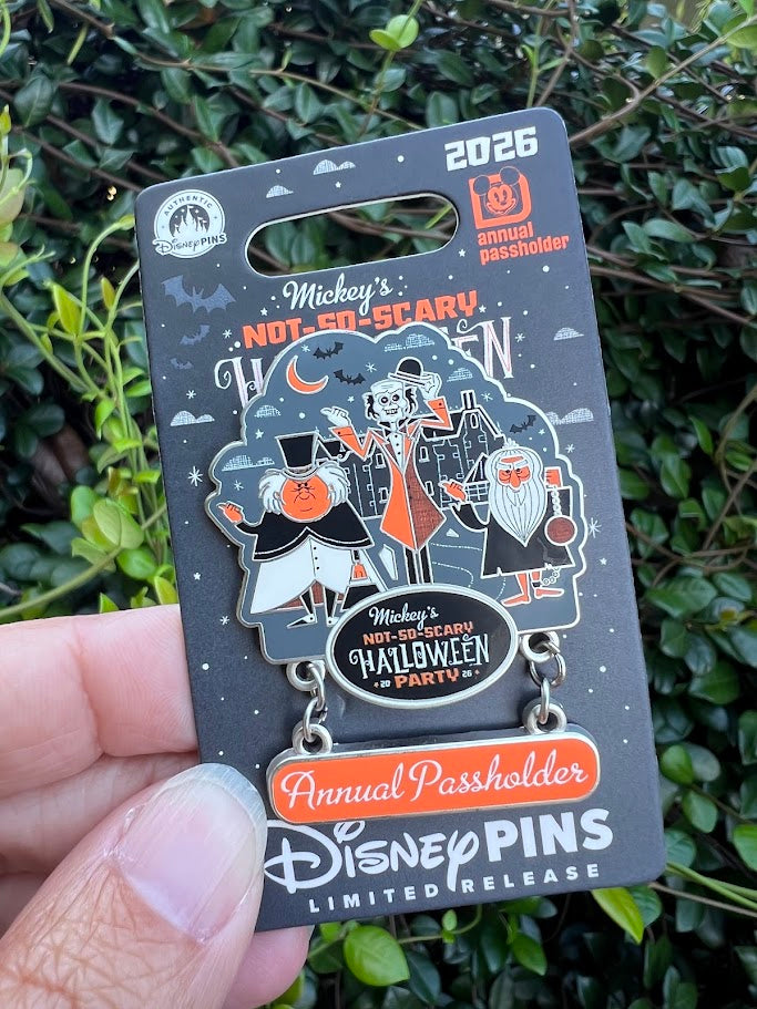 Hitchhiking Ghosts 2026 Mickey's Not So Scary Halloween Party Passholder Disney Pin