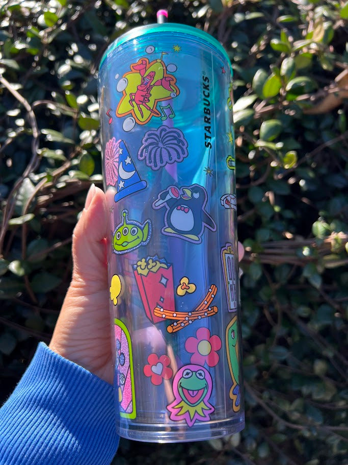 2026 Hollywood Studios Walt Disney World Starbucks Tumbler with Mystery Pins
