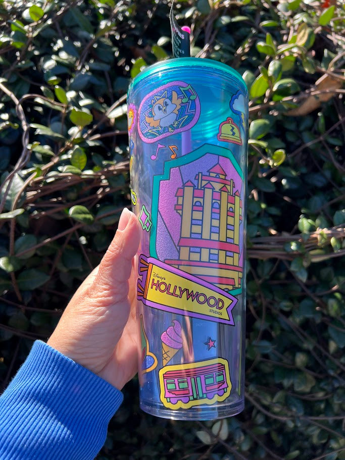 2026 Hollywood Studios Walt Disney World Starbucks Tumbler with Mystery Pins