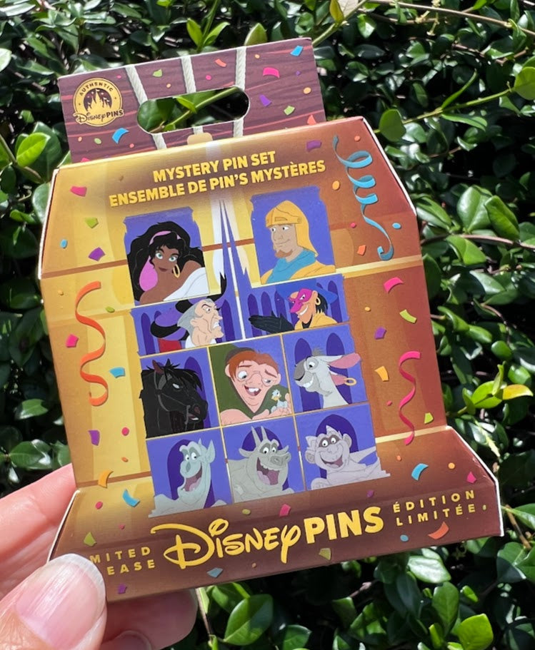 The Hunchback of Notre Dame 30th Anniversary Mystery Disney Pin Pack