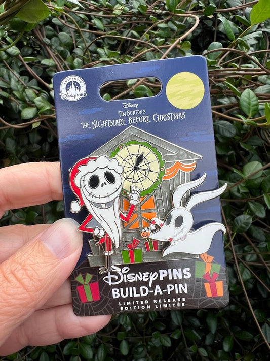 Jack Skellington & Zero Nightmare Before Christmas Build-A-Pin Disney Pin
