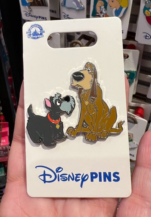 Jock & Trusty Lady & the Tramp Disney Pin Set
