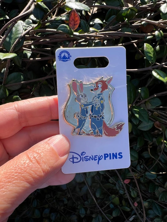 Judy Hopps & Nick Wilde Badge Zootopia 2 Disney Pin