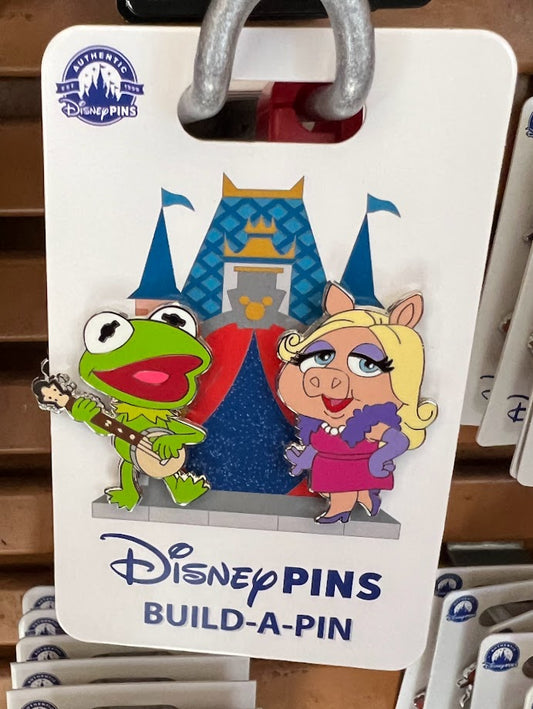 Kermit & Miss Piggy Build-A-Pin Disney Pin Set
