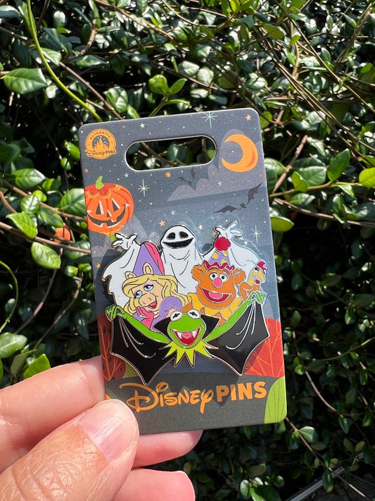Kermit Fozzie and Miss Piggy Halloween 2025 Disney Pin