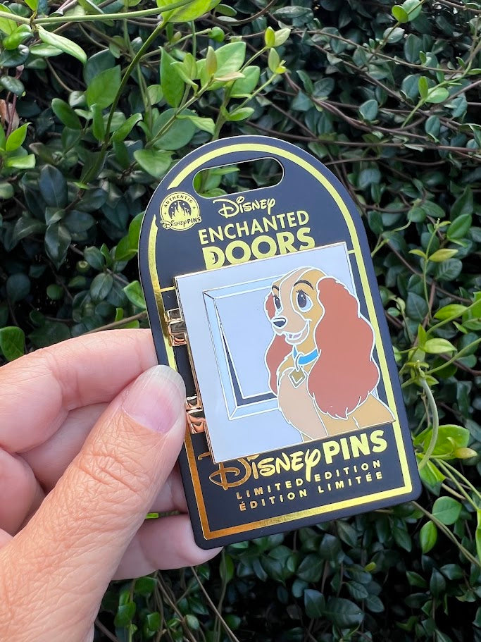 Lady and the Tramp Enchanted Doors Limited Edition Disney Pin