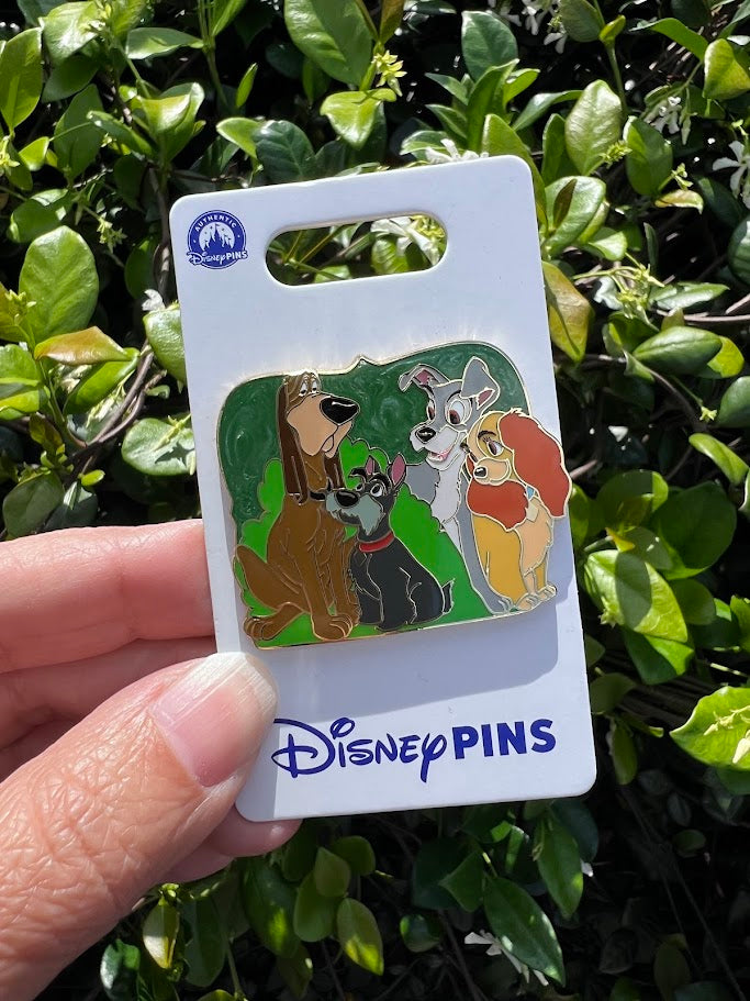 Lady Tramp Jock & Trusty Disney Pin