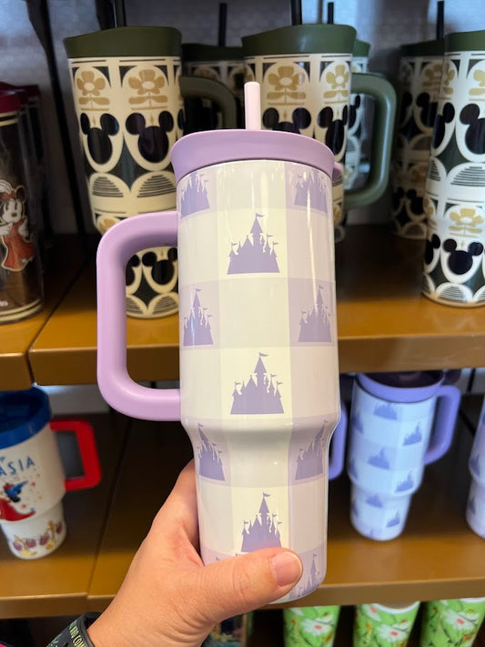 Lavender Castles Disney Parks Tumbler 30 oz.