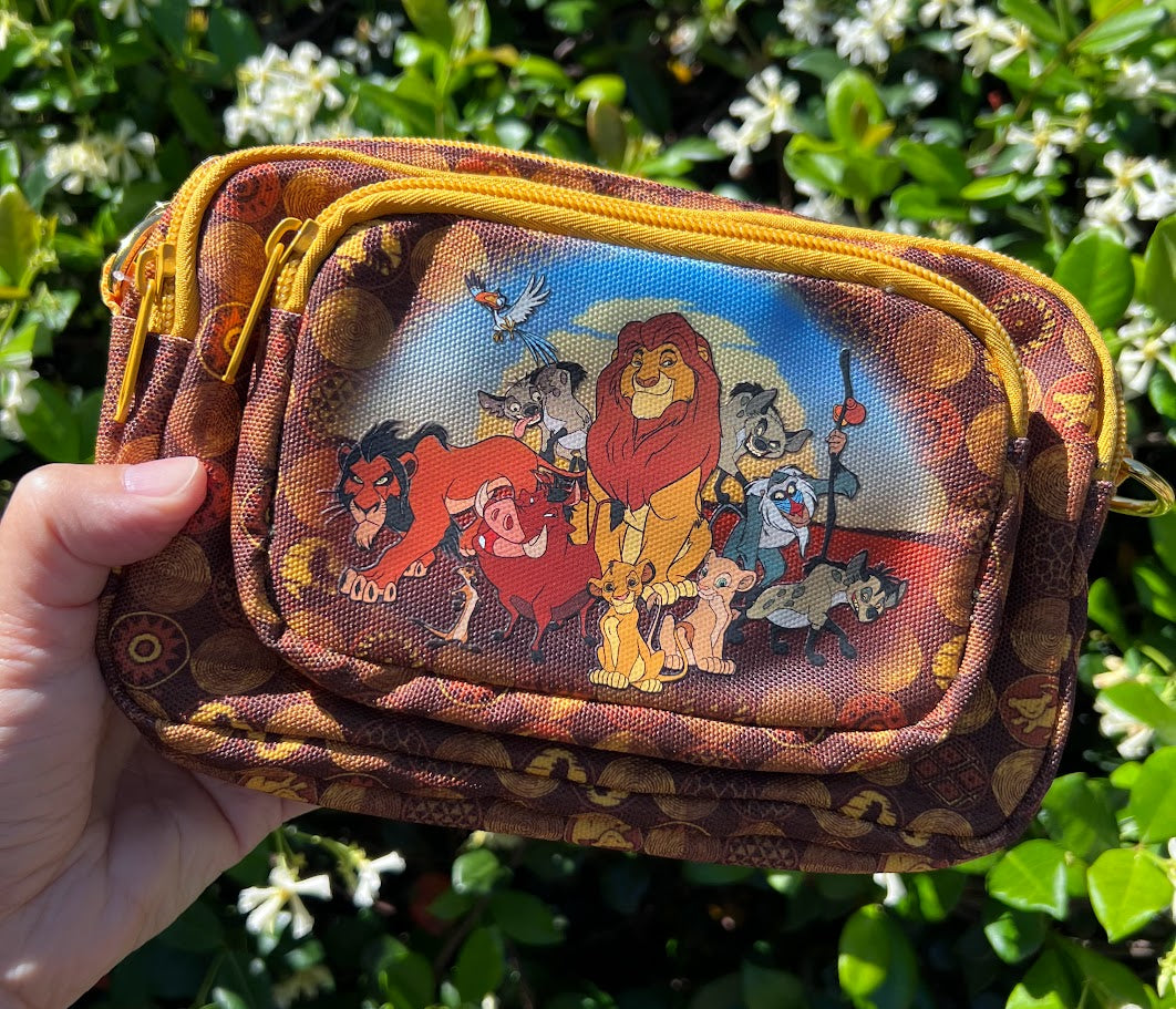 Lion King Characters Disney Convertible Crossbody Fanny Pack Bag