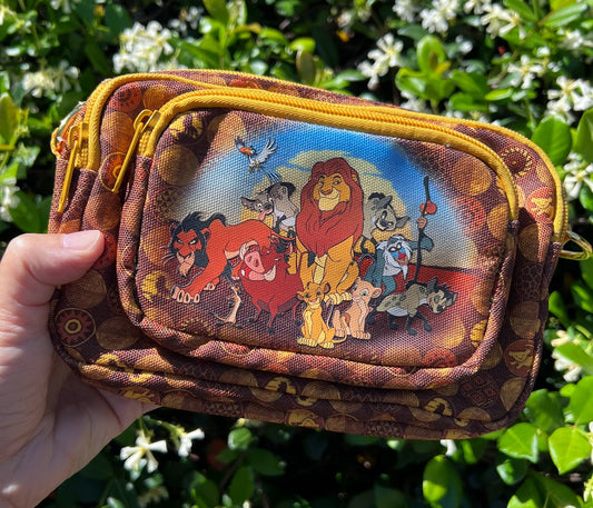 Lion King Characters Disney Convertible Crossbody Fanny Pack Bag