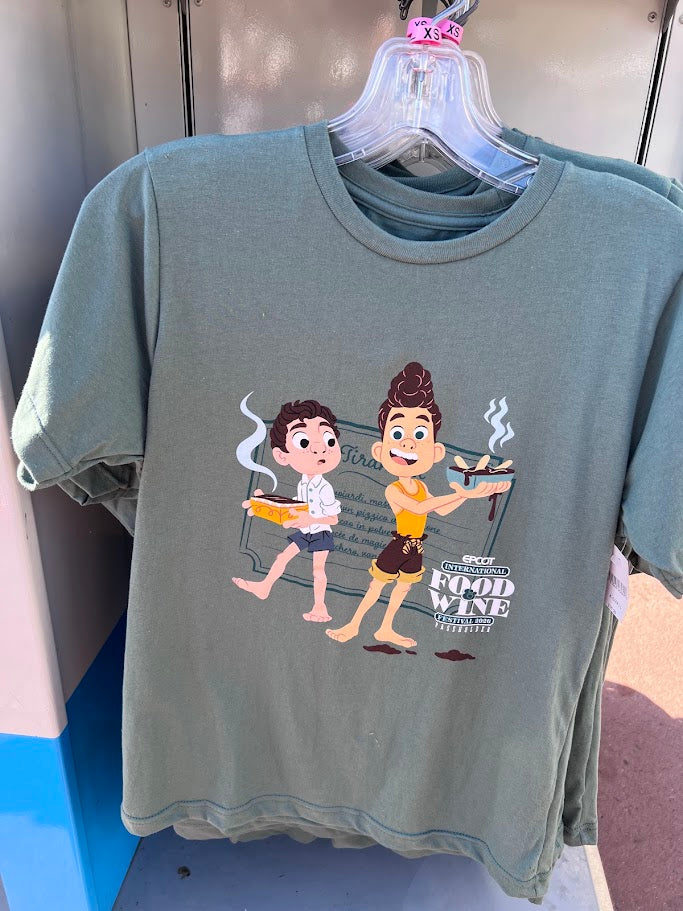 Luca & Alberto 2026 Epcot Food & Wine Festival Passholder Adult T-Shirt