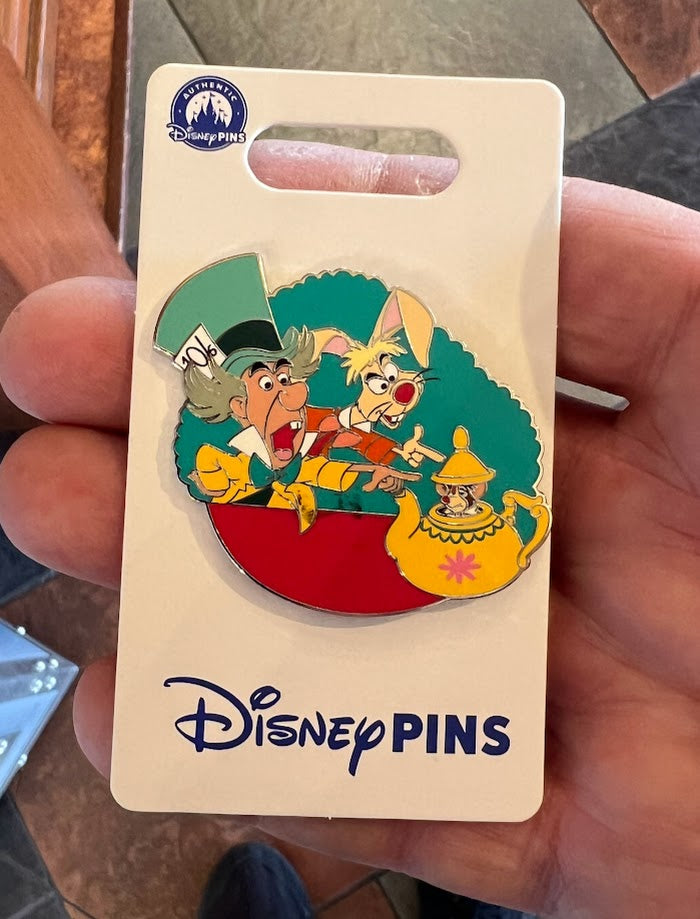 Mad Hatter & March Hare Alice in Wonderland Disney Pin