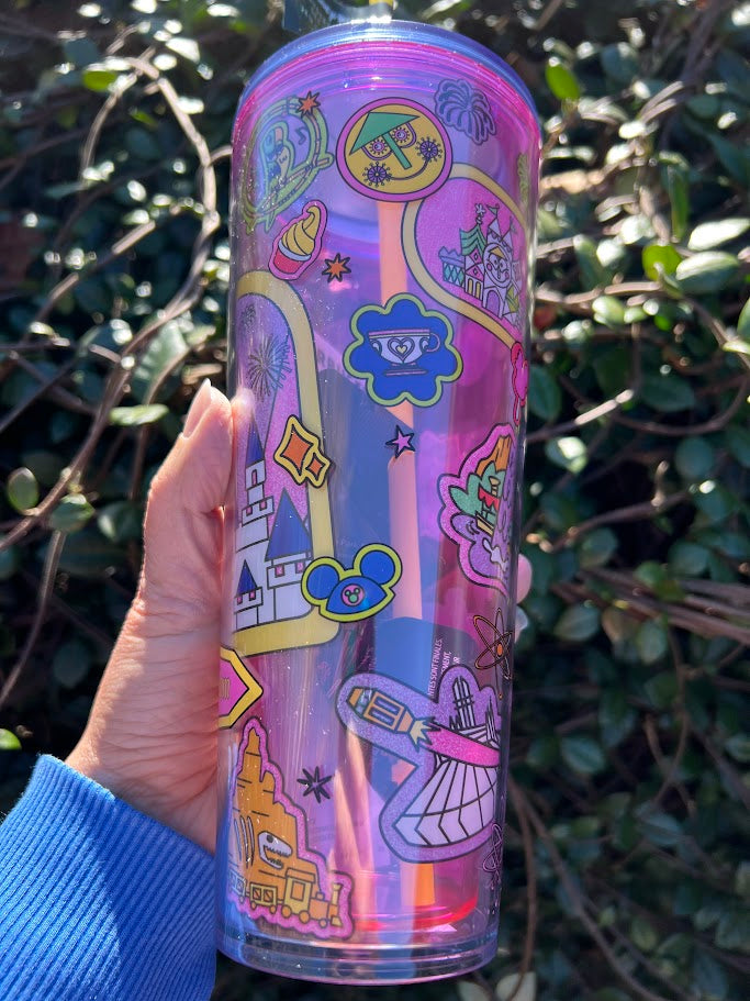 2026 Magic Kingdom Walt Disney World Starbucks Tumbler with Mystery Pins
