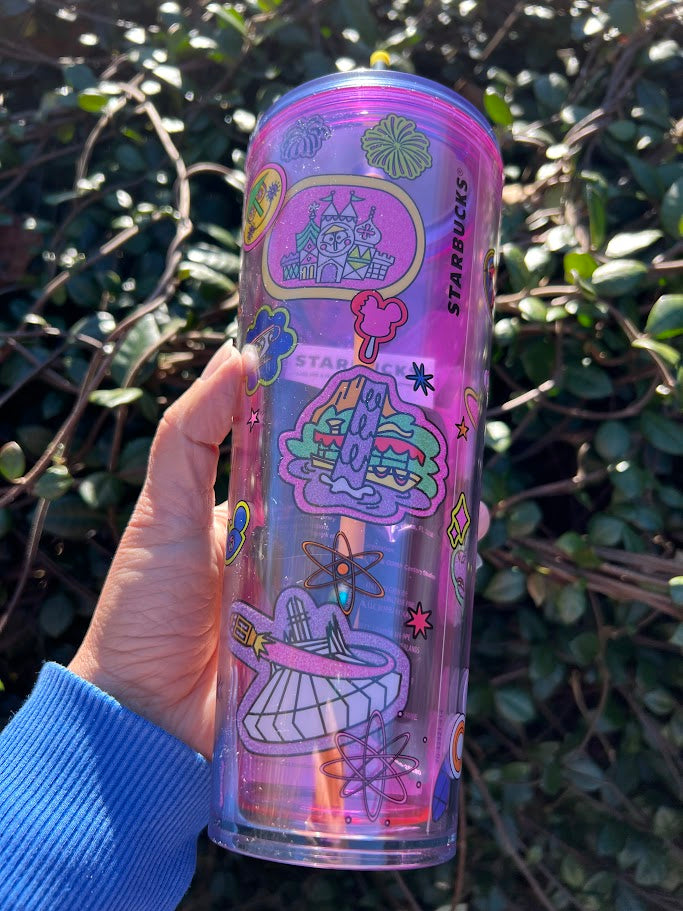 2026 Magic Kingdom Walt Disney World Starbucks Tumbler with Mystery Pins