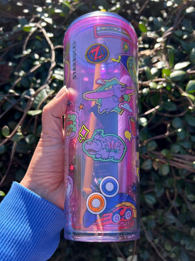 2026 Magic Kingdom Walt Disney World Starbucks Tumbler with Mystery Pins