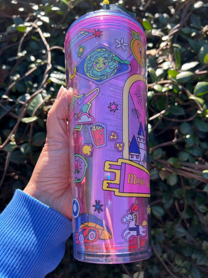 2026 Magic Kingdom Walt Disney World Starbucks Tumbler with Mystery Pins