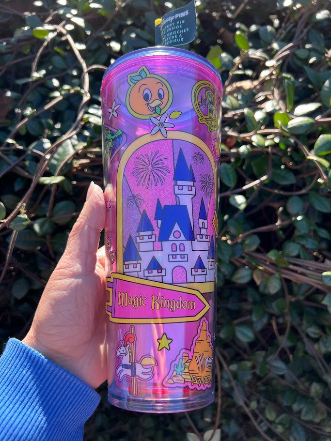 2026 Magic Kingdom Walt Disney World Starbucks Tumbler with Mystery Pins