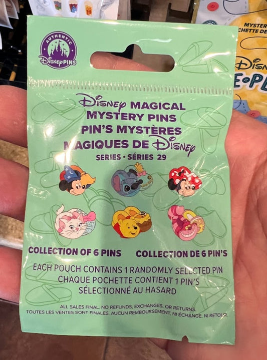 Magical Mystery Series 29 Slippers Mystery Disney Pin Pack