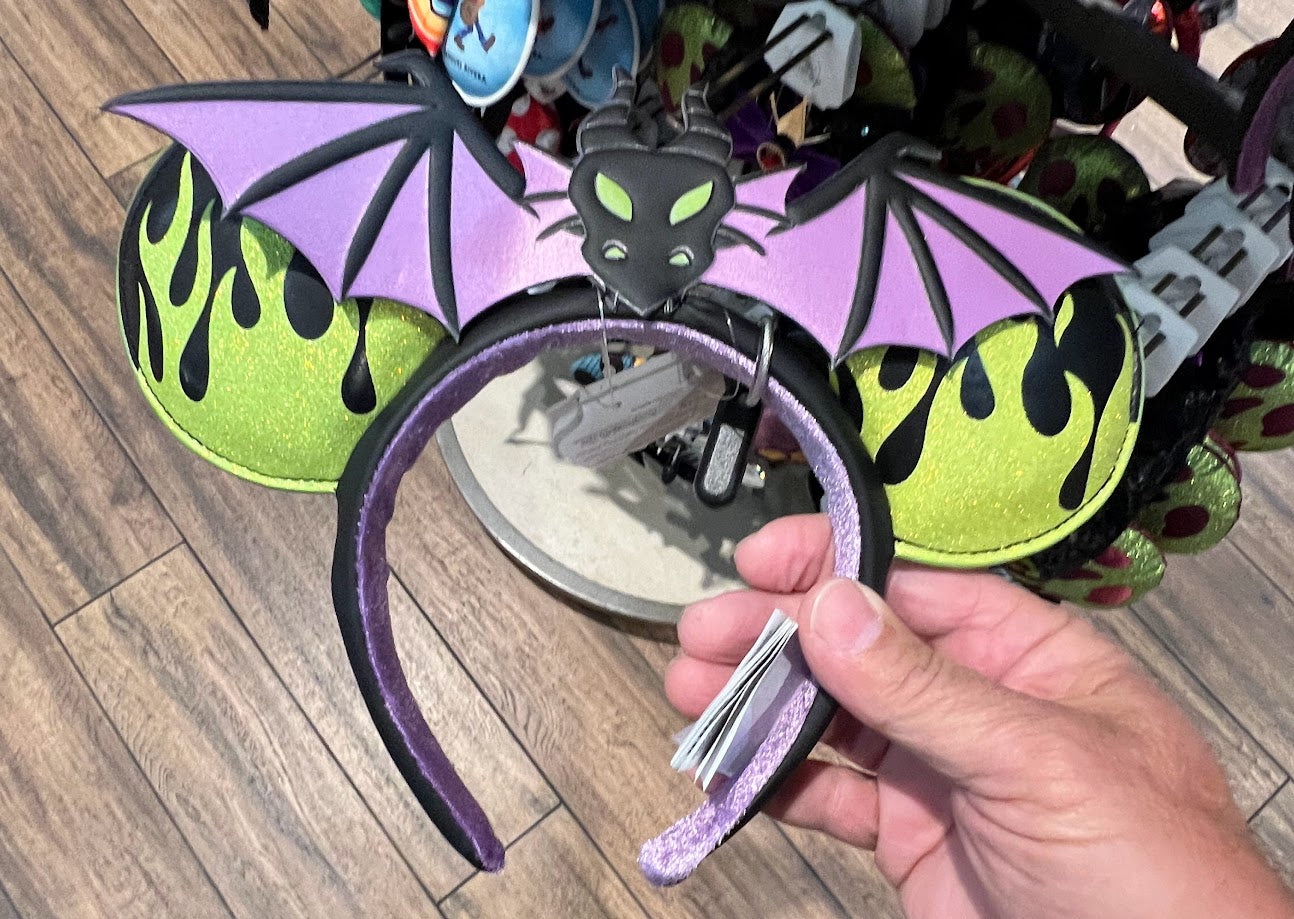 Maleficent Dragon Minnie Mouse Ears Headband