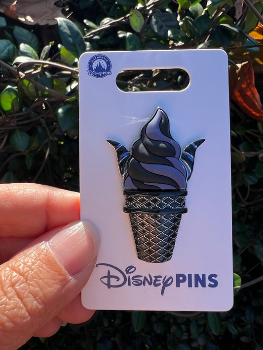 Maleficent Ice Cream Cone Disney Pin
