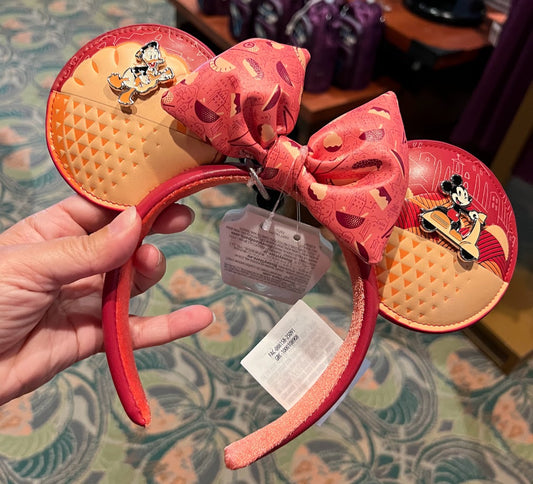 Mickey & Donald 2025 Epcot Food & Wine Festival Minnie Mouse Ears Headband
