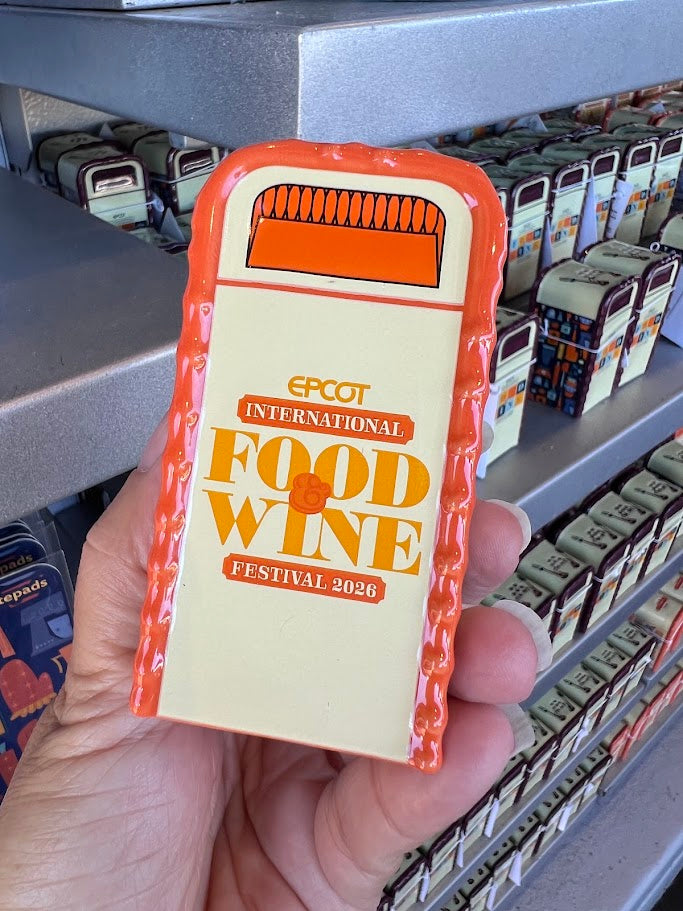 Mickey & Friends 2026 Epcot Food & Wine Festival Trash Can Shaker