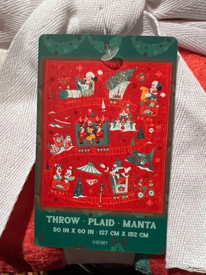 Mickey & Friends Christmas Throw Blanket
