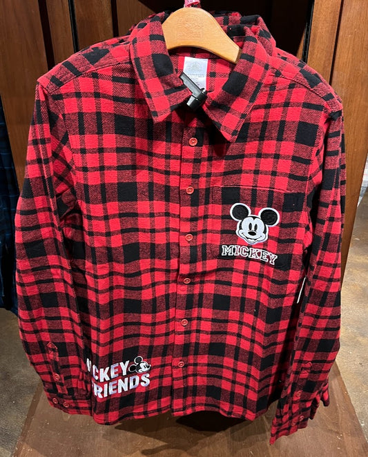 Mickey & Friends Disney Flannel Shirt