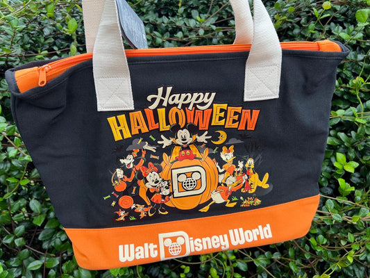 Mickey & Friends Happy Halloween Walt Disney World Zippered Tote