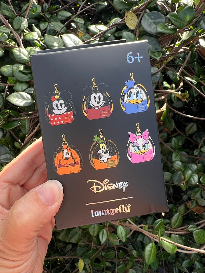 Mickey & Friends Loungefly Mini Backpack Bag Charm Mystery Box