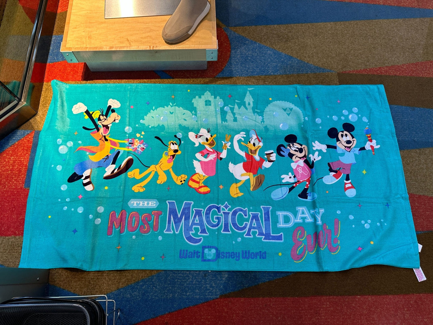 Mickey & Friends Most Magical Day Ever Walt Disney World Beach Towel