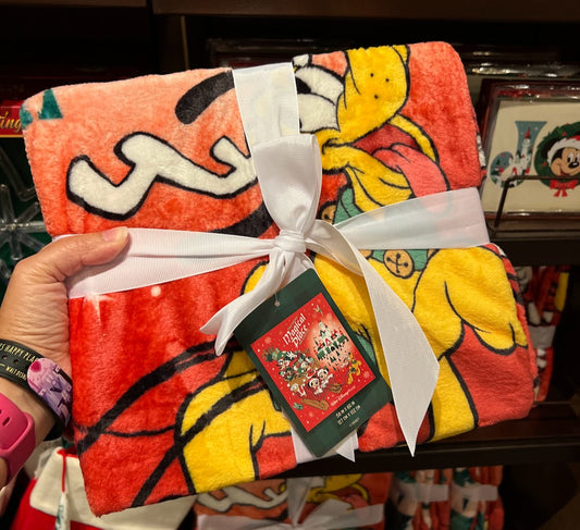 Mickey & Friends Most Magical Place on Earth Christmas Throw