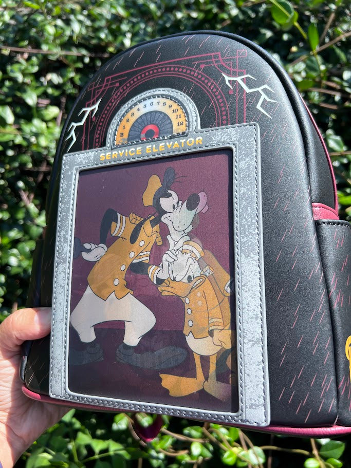 Mickey & Friends Tower of Terror Loungefly Mini Backpack