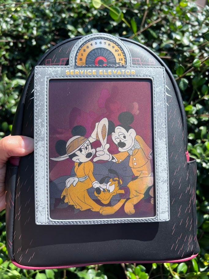 Mickey & Friends Tower of Terror Loungefly Mini Backpack