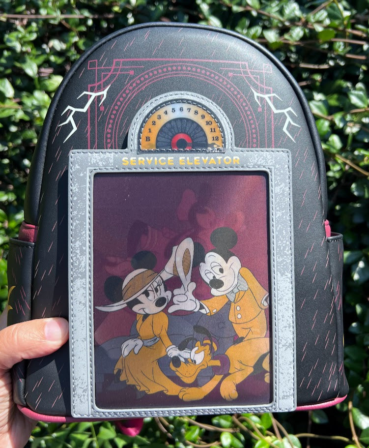 Mickey & Friends Tower of Terror Loungefly Mini Backpack