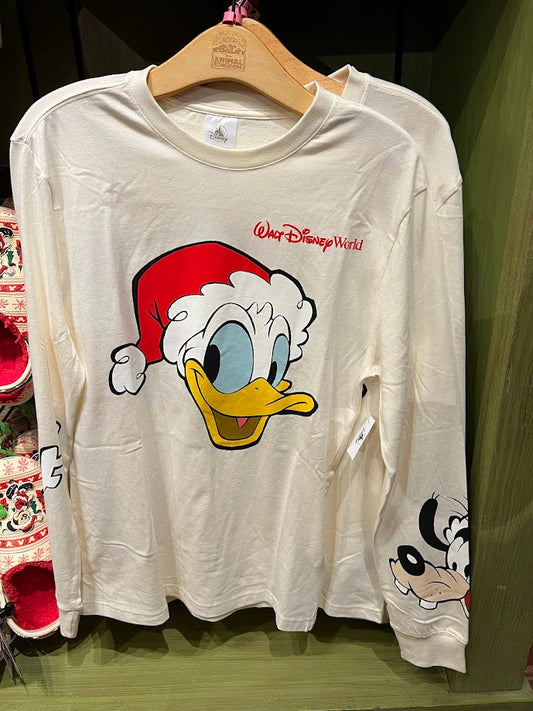 Mickey & Friends Christmas Walt Disney World Long Sleeve Shirt