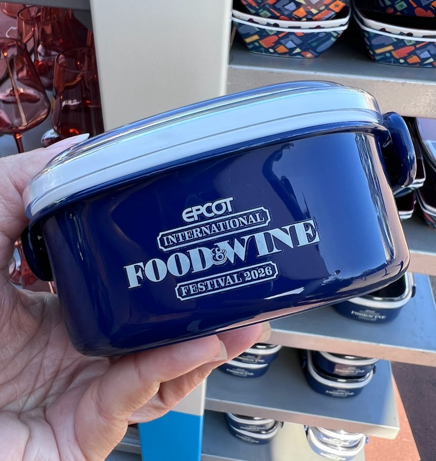 Mickey & Minnie 2026 Epcot Food & Wine Festival Plastic Storage Container