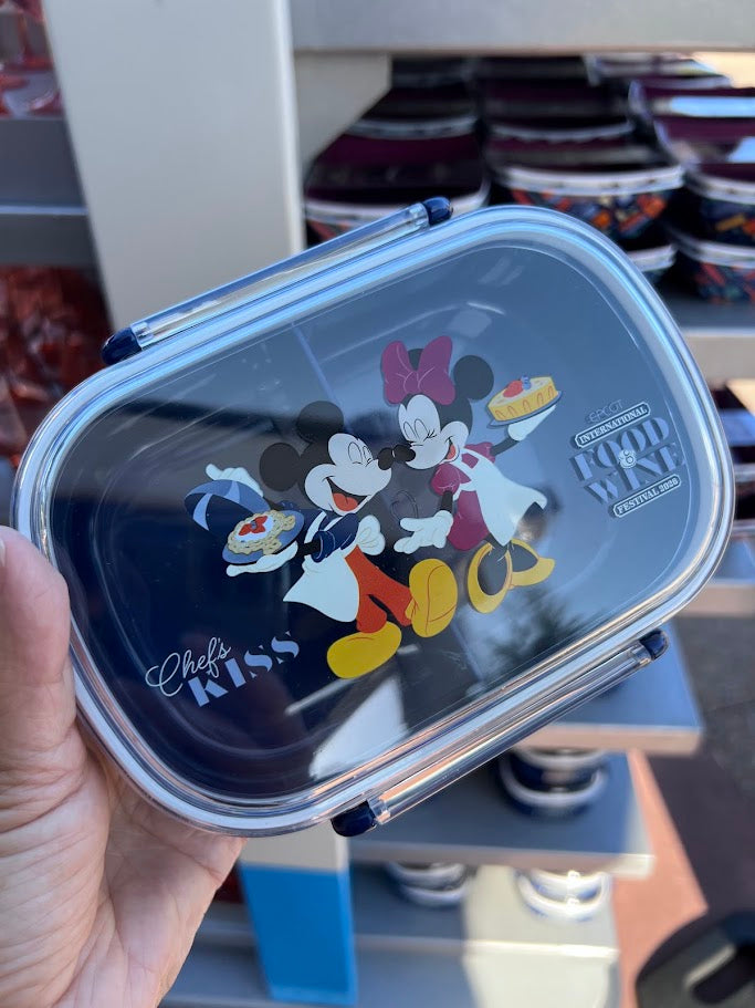 Mickey & Minnie 2026 Epcot Food & Wine Festival Plastic Storage Container