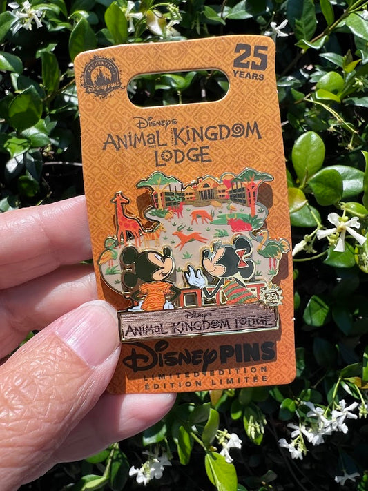 Animal Kingdom Lodge 25th Anniversary Limited Edition Disney Pin