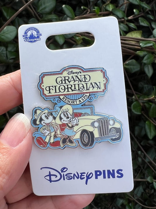 Mickey & Minnie Mouse Grand Floridian Disney Pin