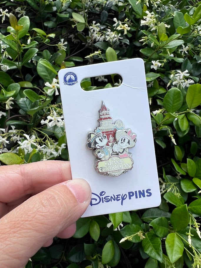 Mickey & Minnie Mouse Grand Floridian Disney Pin