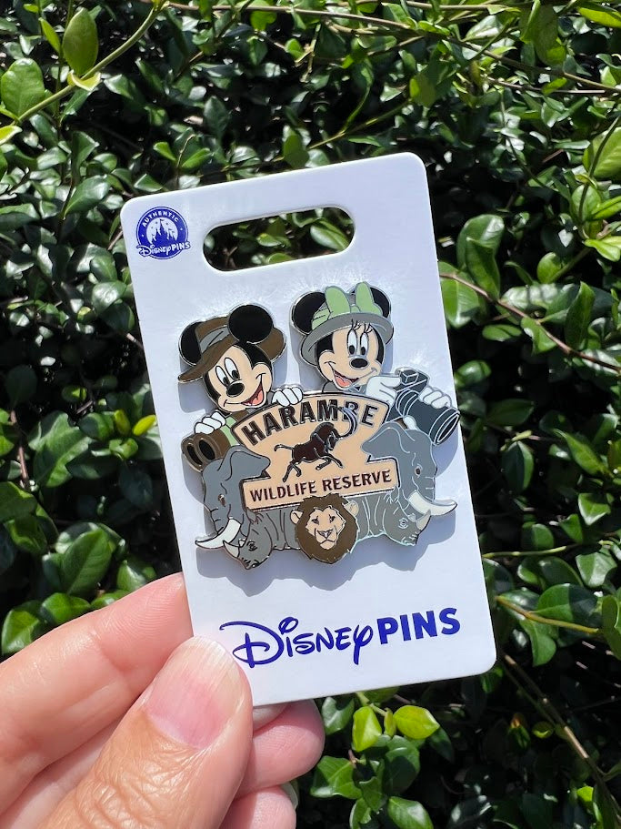 Mickey & Minnie Harambe Wildlife Reserve Disney Pin